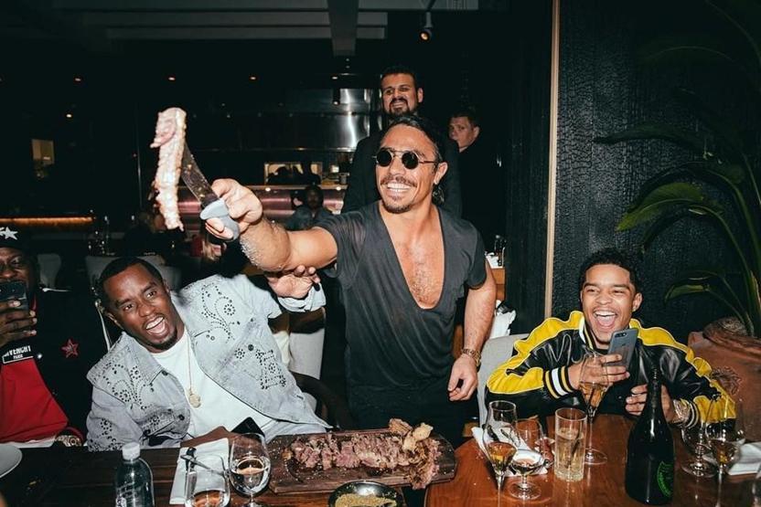 David Beckhamdan Nusret tuzlaması