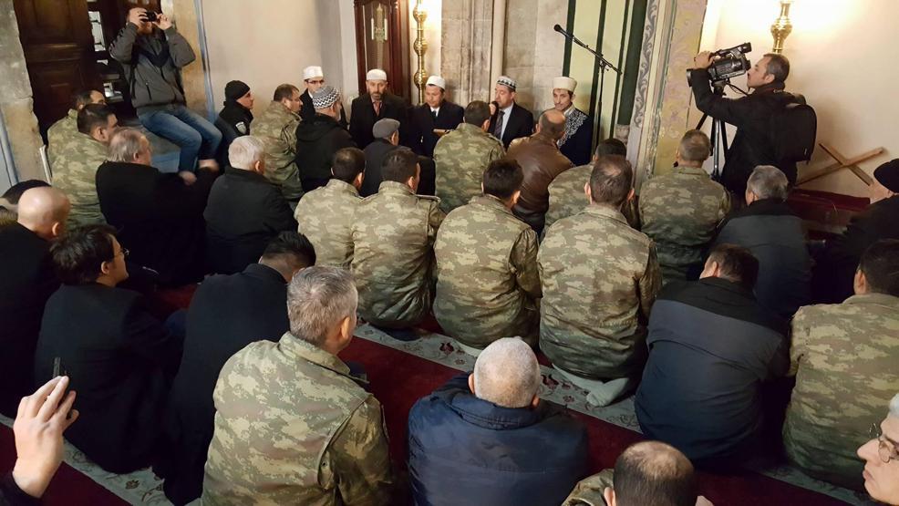 Kosovada, Afrinde şehit düşen Türk askerleri için dualar okundu