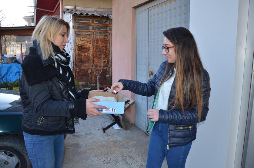 Kocasından boşanan kadın böyle kutlama yaptı