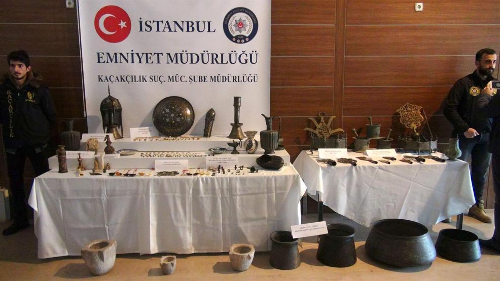 Hepsi de saray ve müzelerden kaçırılmış