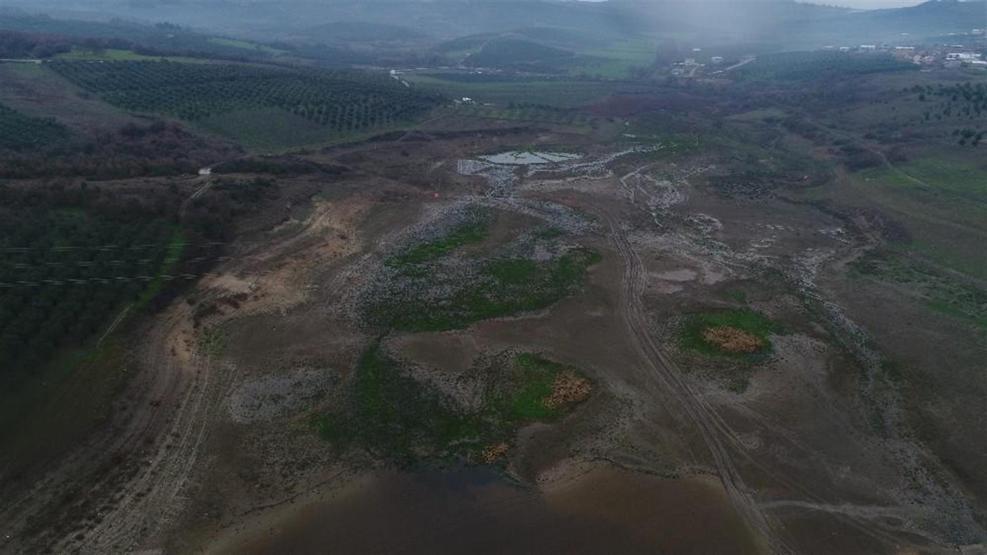 Ağustos değil ocak ayında gölet kurudu
