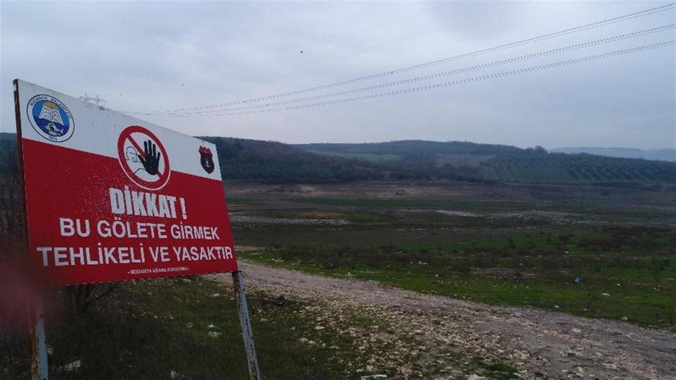 Ağustos değil ocak ayında gölet kurudu