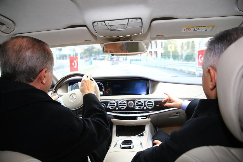 Kasımpaşa-Hasköy Tüneli açıldı, Erdoğan direksiyon başına geçti