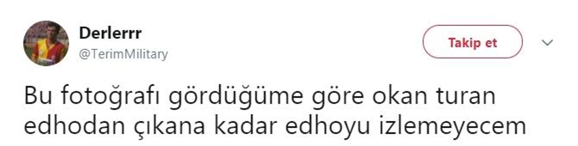 Okan Turanın atkısı tepki çekti