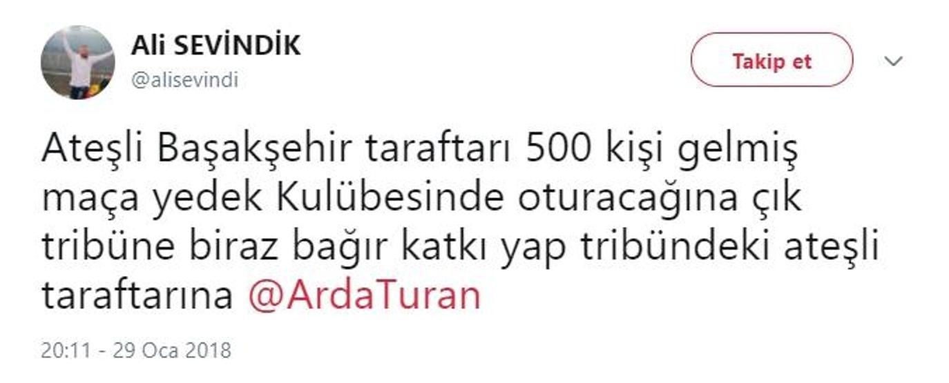 Okan Turanın atkısı tepki çekti