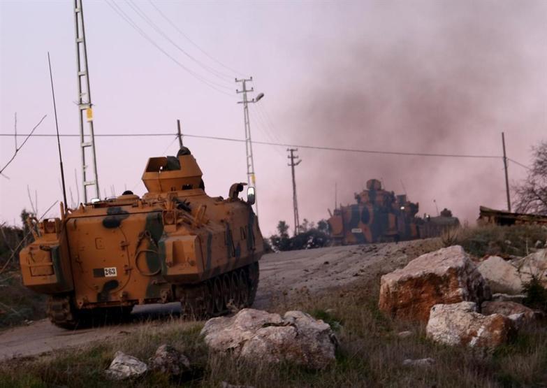 Suriye sınırına askeri sevkiyat