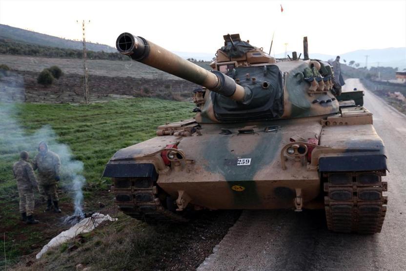 Suriye sınırına askeri sevkiyat