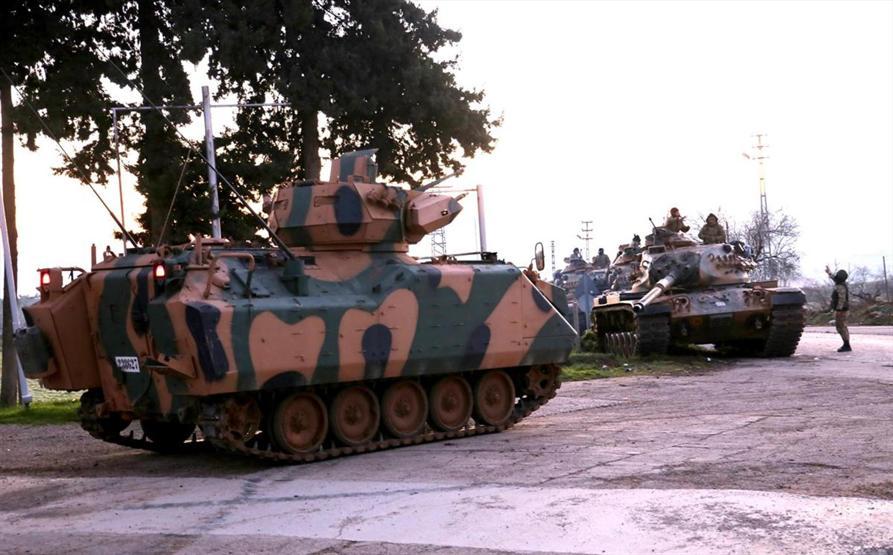 Suriye sınırına askeri sevkiyat