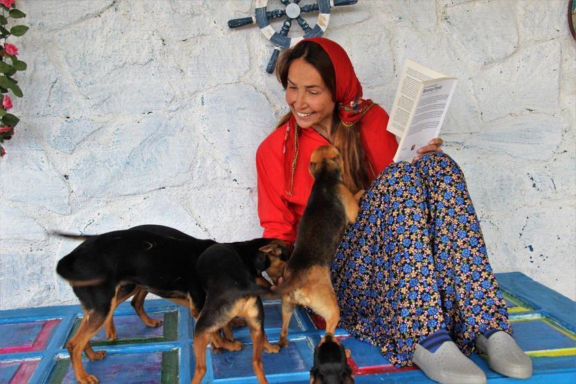 Bir zamanların ünlü mankeni Bilun Dohmen, şimdi koyun otlatıyor