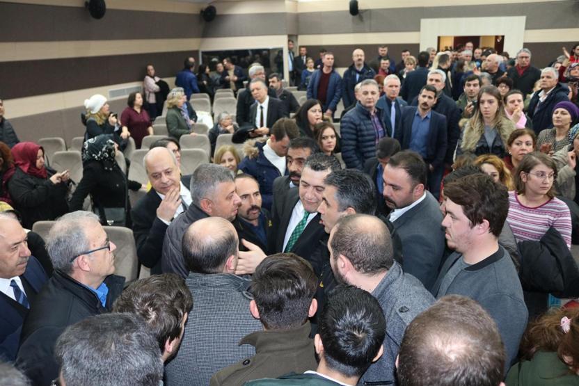Tekirdağda termik santral ÇED bilgilendirme toplantısında arbede