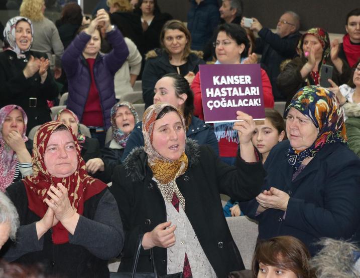 Tekirdağda termik santral ÇED bilgilendirme toplantısında arbede