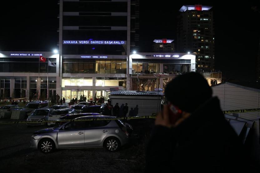 Son dakika... Ankara Çukurambardaki patlamadan ilk kareler