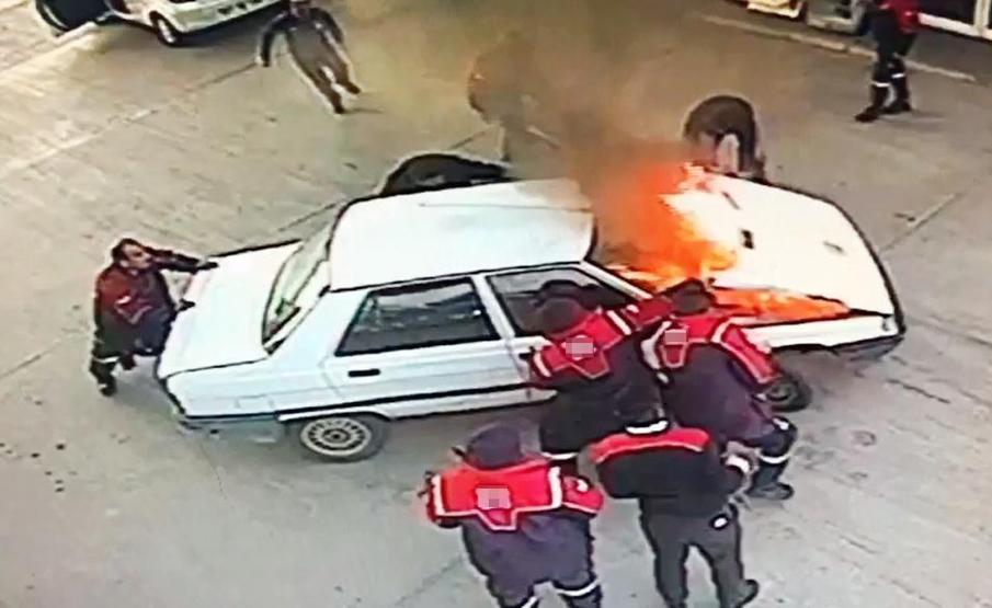LPG dolumu sırasında faciadan dönüldü