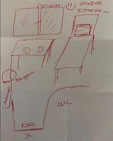 Seren Serengil’in cezaevinden gönderdiği ilk fotoğraf