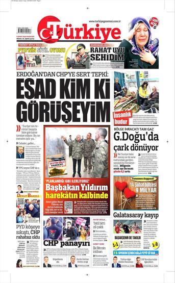 5 Şubat 2018 - Gazetelerin birinci sayfaları