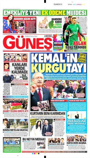 5 Şubat 2018 - Gazetelerin birinci sayfaları