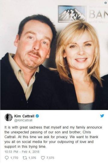 Kim Cattrall’ın kardeşi ölü bulundu