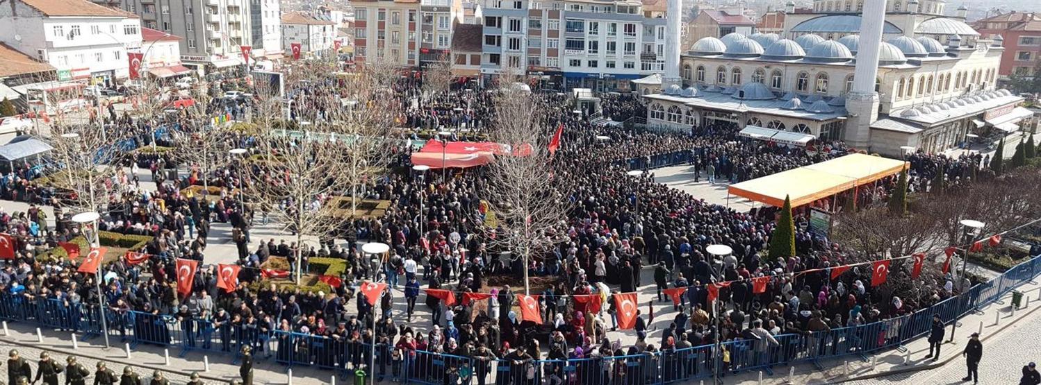 Türkiye Afrin şehitlerini uğurladı