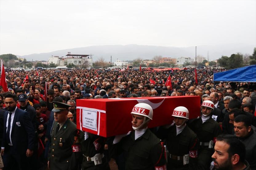 Türkiye Afrin şehitlerini uğurladı