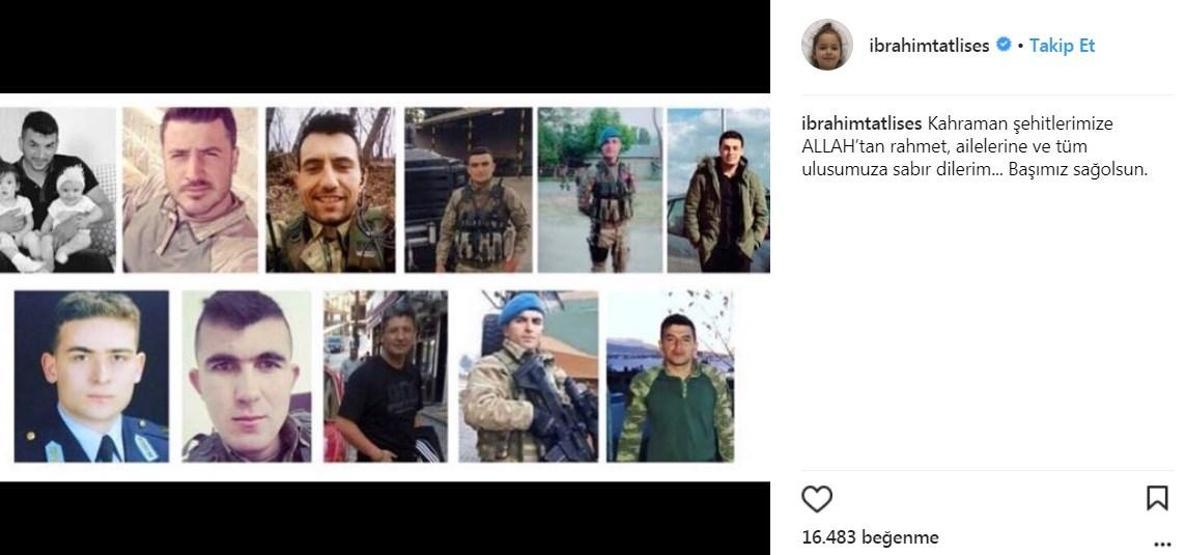 Ünlülerden Afrin mesajları: Ölmesin kardeşlerimiz, Mehmetçiğimiz can vermesin artık