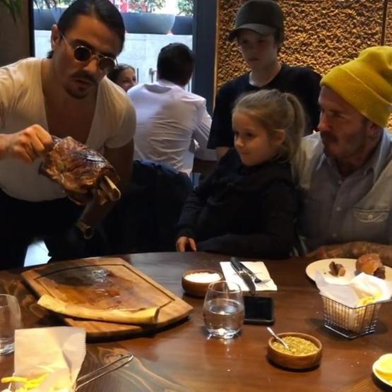 Nusret David Beckhama et yedirdi