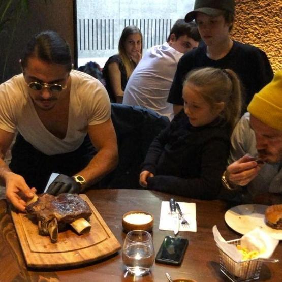 Nusret David Beckhama et yedirdi