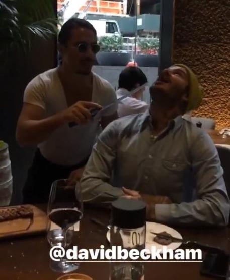 Nusret David Beckhama et yedirdi