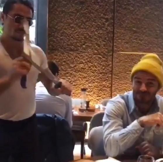 Nusret David Beckhama et yedirdi