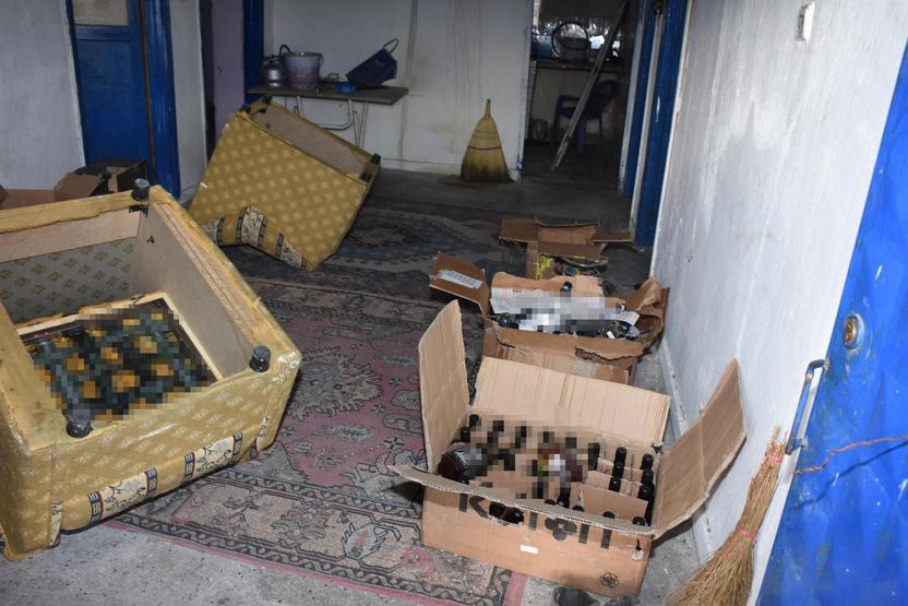 Sahte içki operasyonunda yakalandı, Günde üç şişe içiyorum dedi