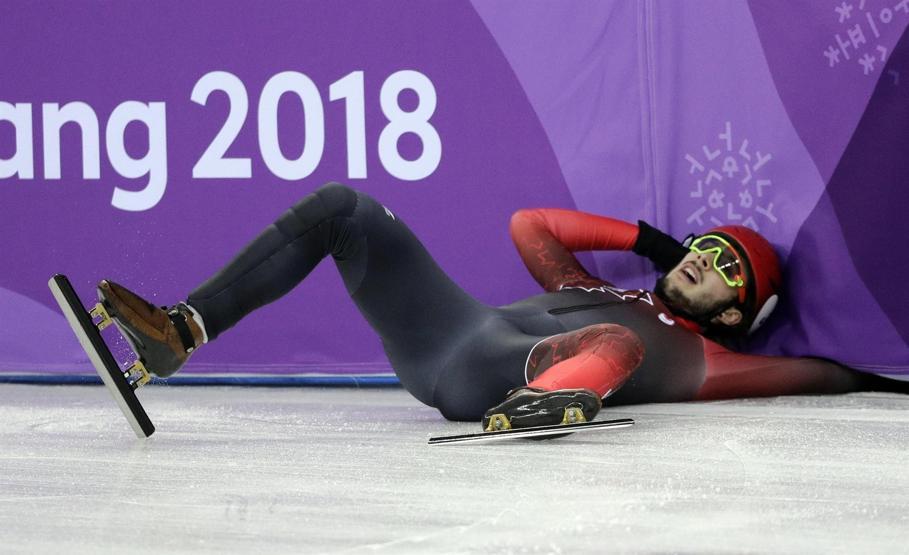 Buz pistinde zor anlar yaşadılar