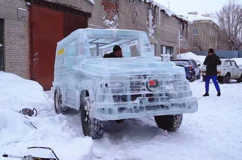 Buzdan Mercedes yaptı... Üstelik çalışıyor