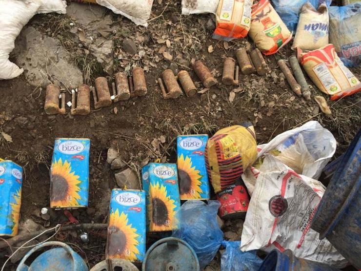 Şırnakta terör örgütü PKKya ait 2 mağara ve 1 sığınak imha edildi