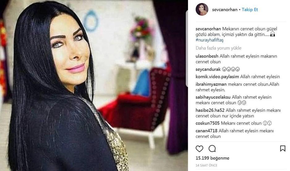 Nuray Hafiftaşın ardından ünlü isimlerden duygusal mesajlar