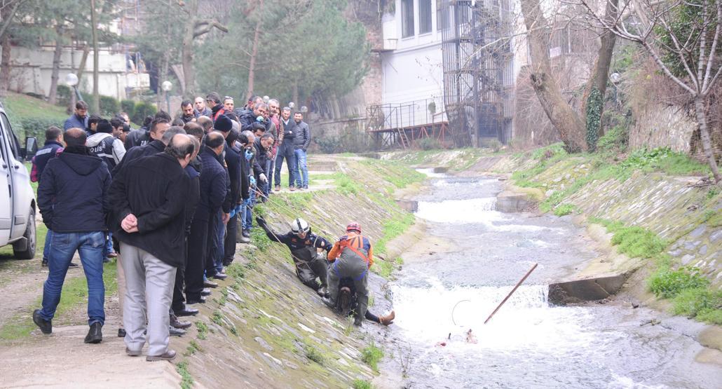 Bursada derede kadın cesedi bulundu