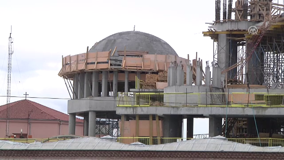 Taksimde cami inşaatı sürüyor: Meydan bambaşka bir hale gelecek