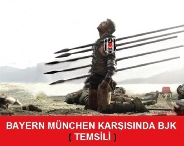 Bayern-Beşiktaş capsleri