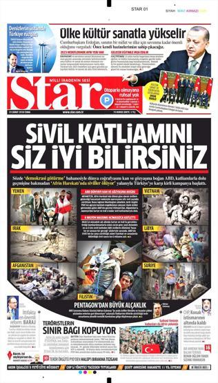 23 Şubat 2018 - Gazetelerin birinci sayfaları