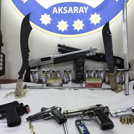 Aksaray’da Kürt Yaşarın çetesine operasyon: 23 gözaltı
