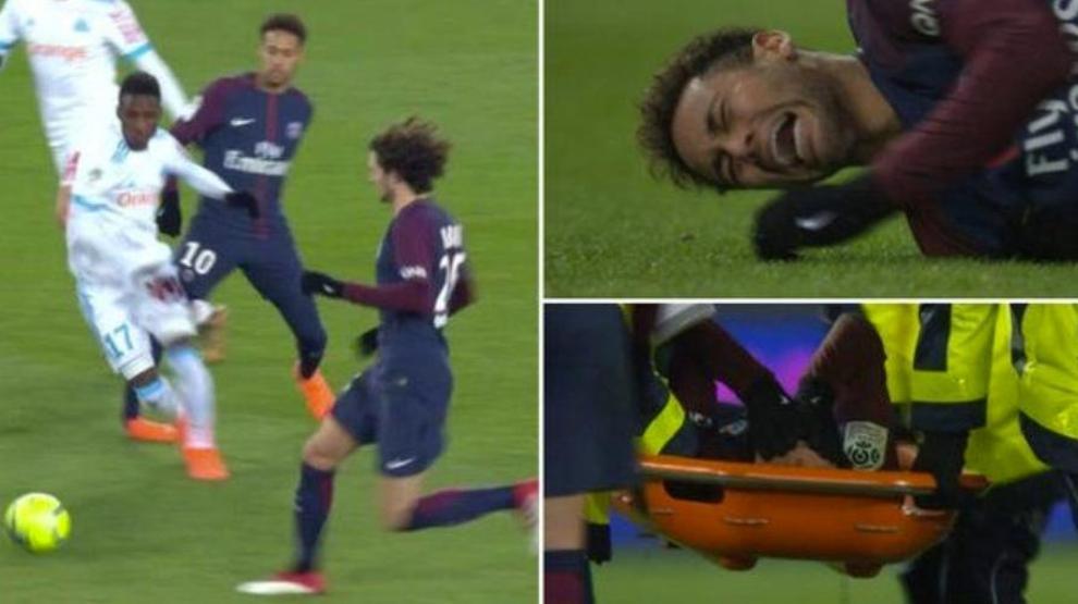 Neymar ağlayarak oyundan çıktı