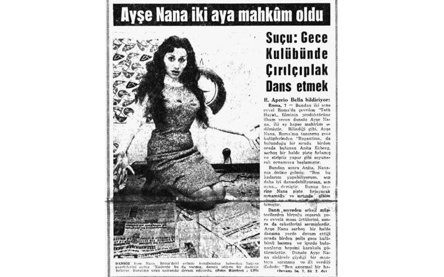 Onun dansı Tatlı Hayata ilham olmuştu: Ayşe Nananın hikayesi