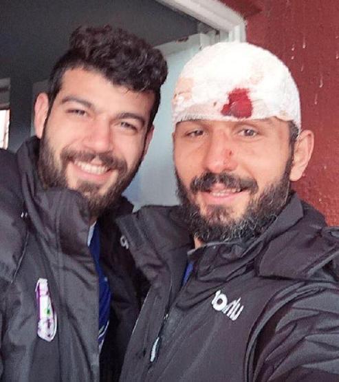Hopaspor takım otobüsüne taşlı saldırı