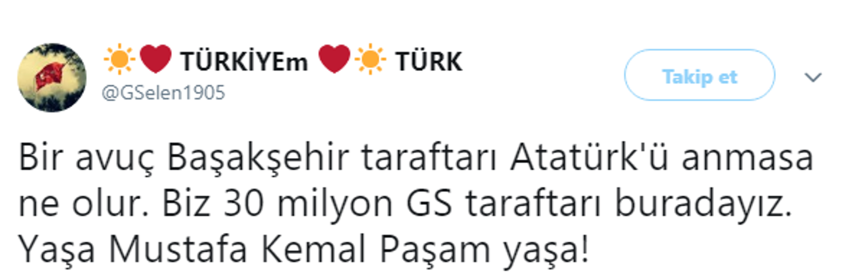 Başakşehirin Atatürksüz koreografisi tepki çekti