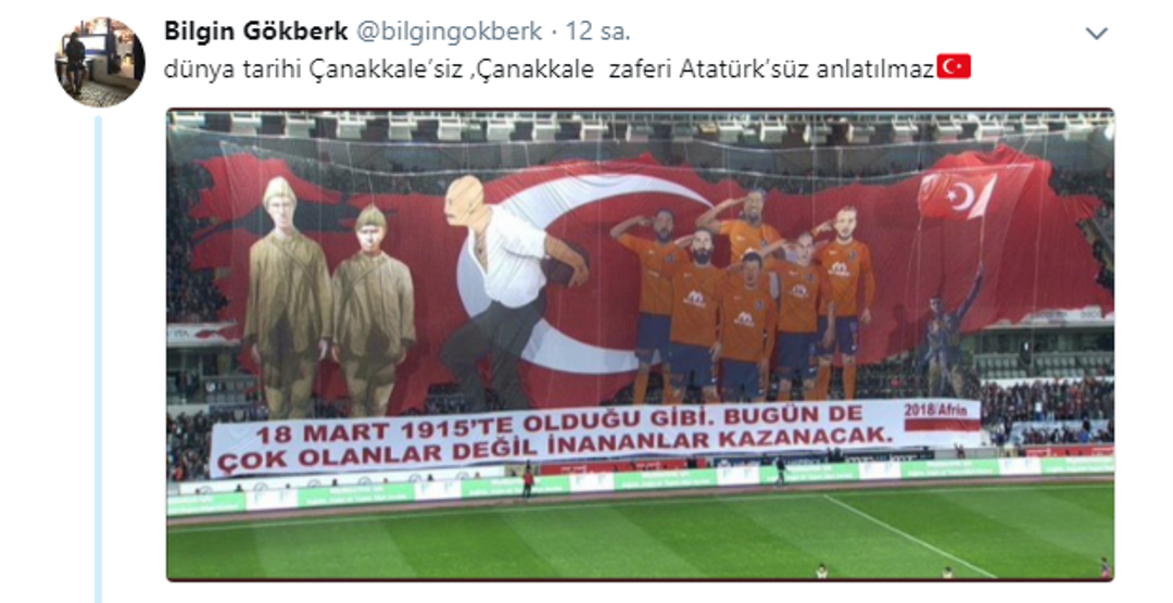 Başakşehirin Atatürksüz koreografisi tepki çekti