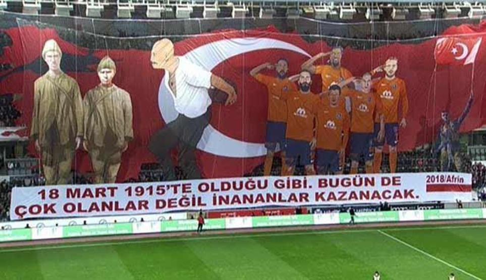 Başakşehirin Atatürksüz koreografisi tepki çekti