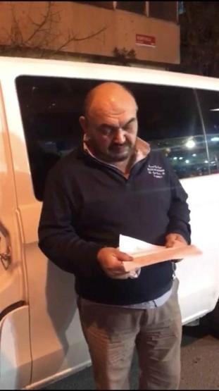 UBER sürücüsüne AVM girişinde dayak