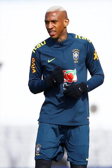 Anderson Talisca Brezilya Milli Takımı antrenmanında