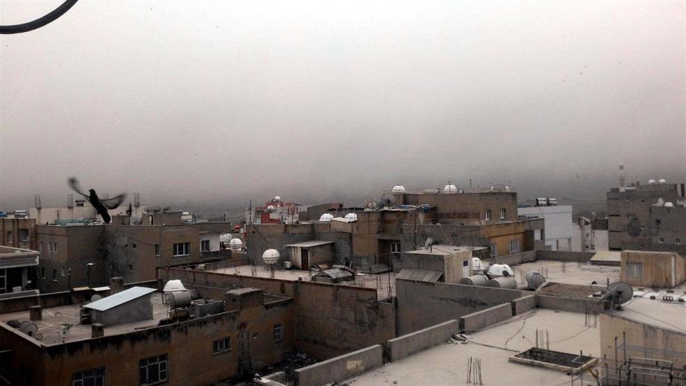 Suriyede yakıldı, Nusaybini kapladı