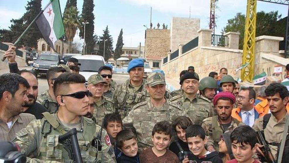 2. Ordu Komutanı Korgeneral İsmail Temel, Afrinde