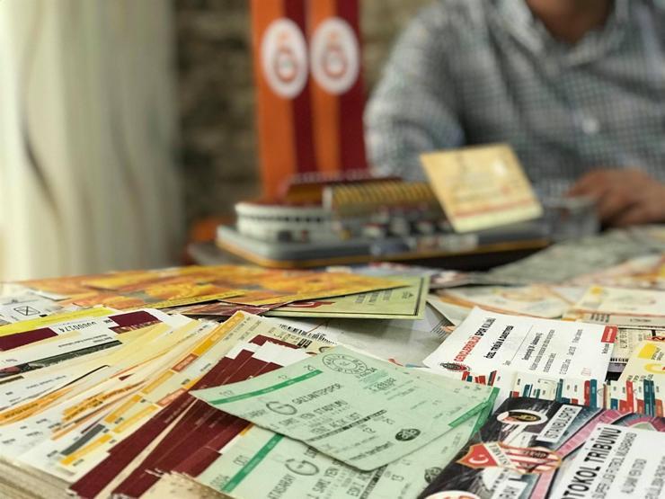 Bin 250 parçalık Galatasaray maç biletleri koleksiyonu