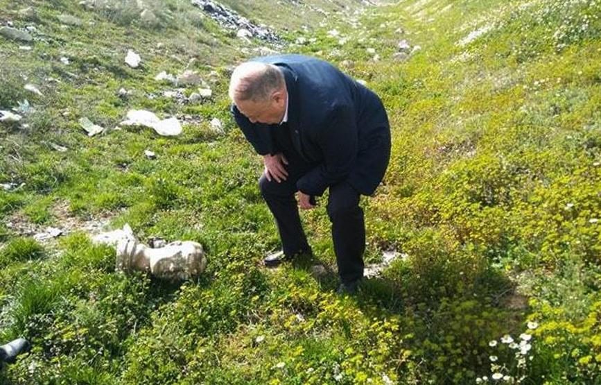 DSİ kanalında Atatürk büstü buldular